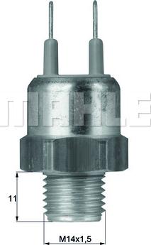 MAHLE TSW 25D - Termoslēdzis, Radiatora ventilators adetalas.lv