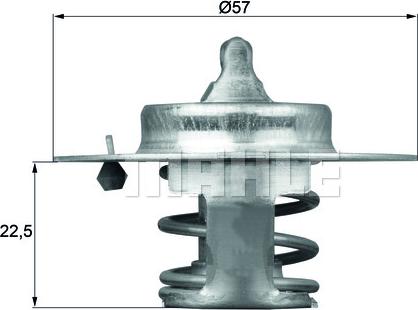 MAHLE TX 60 83D - Termostats, Dzesēšanas šķidrums adetalas.lv