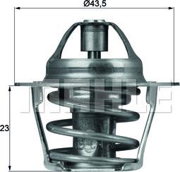 MAHLE TX 61 83 - Termostats, Dzesēšanas šķidrums adetalas.lv