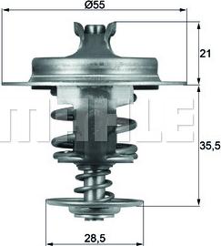 MAHLE TX 67 83 D - Termostats, Dzesēšanas šķidrums adetalas.lv