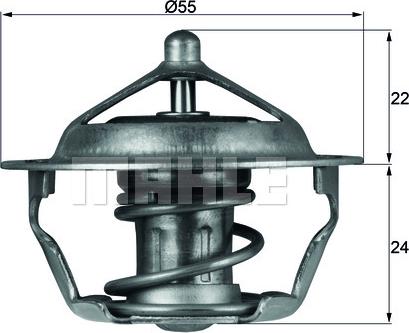 MAHLE TX 101 83D - Termostats, Dzesēšanas šķidrums adetalas.lv