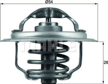 MAHLE TX 111 87D - Termostats, Dzesēšanas šķidrums adetalas.lv