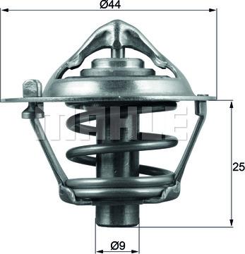 MAHLE TX 113 88D - Termostats, Dzesēšanas šķidrums adetalas.lv