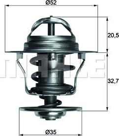 MAHLE TX 12 88D - Termostats, Dzesēšanas šķidrums adetalas.lv