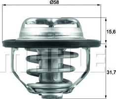 MAHLE TX 122 82 - Termostats, Dzesēšanas šķidrums adetalas.lv