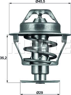 MAHLE TX 81 89D - Termostats, Dzesēšanas šķidrums adetalas.lv