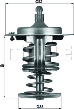 MAHLE TX 82 80D - Termostats, Dzesēšanas šķidrums adetalas.lv