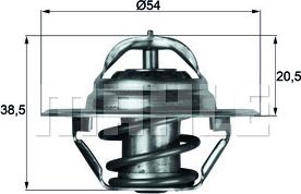 MAHLE TX 3 83D - Termostats, Dzesēšanas šķidrums adetalas.lv