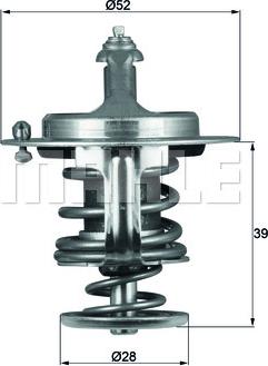 MAHLE TX 71 82D - Termostats, Dzesēšanas šķidrums adetalas.lv