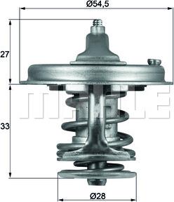 MAHLE TX 78 83 - Termostats, Dzesēšanas šķidrums adetalas.lv