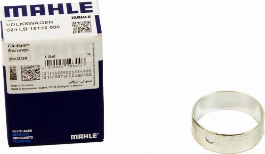 MAHLE 029 LB 18192 000 - Bukse, Rokera svira adetalas.lv