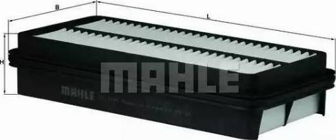 MAHLE LX 1691 - Gaisa filtrs adetalas.lv