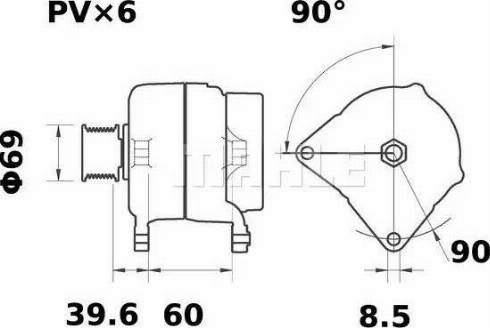 MAHLE MG 469 - Ģenerators adetalas.lv