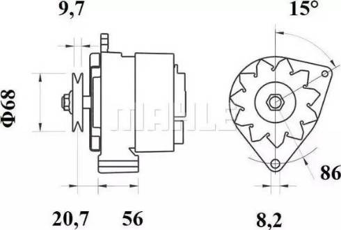 MAHLE MG 410 - Ģenerators adetalas.lv