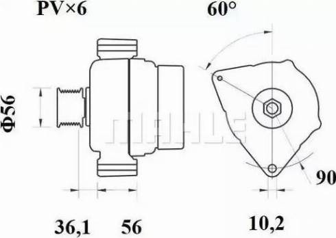 MAHLE MG 352 - Ģenerators adetalas.lv