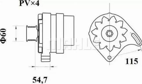 MAHLE MG 360 - Ģenerators adetalas.lv