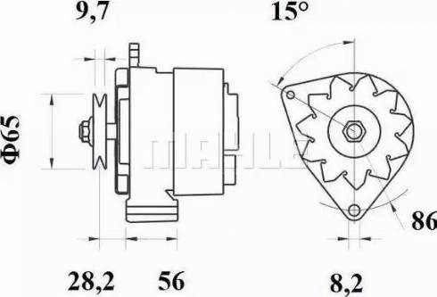 MAHLE MG 318 - Ģenerators adetalas.lv