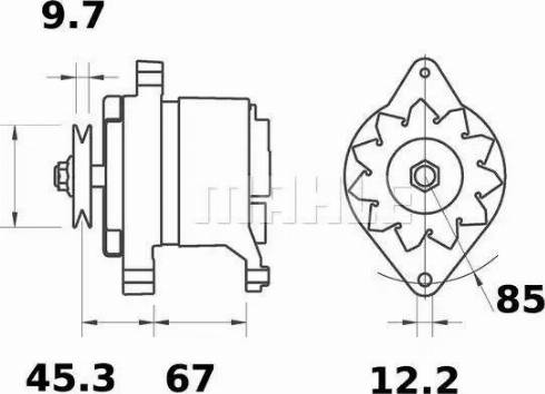 MAHLE MG 213 - Ģenerators adetalas.lv