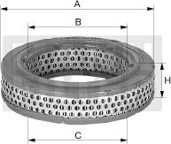 Mann-Filter C 2445 - Gaisa filtrs adetalas.lv