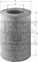 Mann-Filter C 32 1752 - Gaisa filtrs adetalas.lv