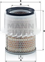 Mann-Filter C 16 148 - Gaisa filtrs adetalas.lv