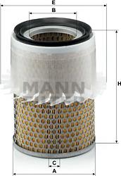 Mann-Filter C 16 181 - Gaisa filtrs adetalas.lv