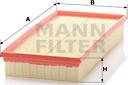 Mann-Filter C 35 126 - Gaisa filtrs adetalas.lv