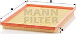 Mann-Filter C 3178 - Gaisa filtrs adetalas.lv