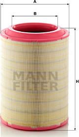 Mann-Filter C 37 2070/2 - Gaisa filtrs adetalas.lv