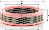 Mann-Filter C 2443 - Gaisa filtrs adetalas.lv