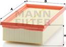 Mann-Filter C 2485/1 - Gaisa filtrs adetalas.lv