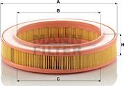 Mann-Filter C 2540 - Gaisa filtrs adetalas.lv