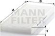 Mann-Filter CU 4179 - Filtrs, Salona telpas gaiss adetalas.lv