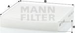 Mann-Filter CU 1835 - Filtrs, Salona telpas gaiss adetalas.lv