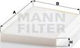 Mann-Filter CU 3461/1 - Filtrs, Salona telpas gaiss adetalas.lv