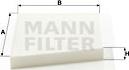 Mann-Filter CU 3461 - Filtrs, Salona telpas gaiss adetalas.lv