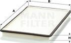 Mann-Filter CU 3032 - Filtrs, Salona telpas gaiss adetalas.lv