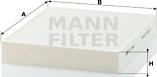 Mann-Filter CU 2442 - Filtrs, Salona telpas gaiss adetalas.lv