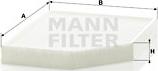 Mann-Filter CU 2450 - Filtrs, Salona telpas gaiss adetalas.lv