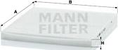 Mann-Filter CU 2435 - Filtrs, Salona telpas gaiss adetalas.lv