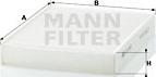 Mann-Filter CU 2433 - Filtrs, Salona telpas gaiss adetalas.lv