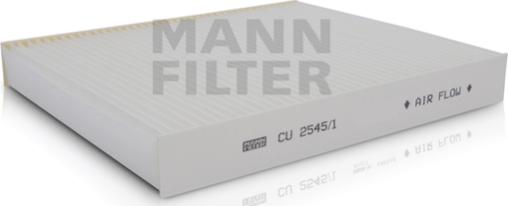 Mann-Filter CU 2545/1 - Filtrs, Salona telpas gaiss adetalas.lv