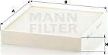 Mann-Filter CU 26 010 - Filtrs, Salona telpas gaiss adetalas.lv