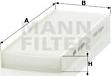 Mann-Filter CU 2623 - Filtrs, Salona telpas gaiss adetalas.lv