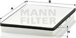 Mann-Filter CU 2672 - Filtrs, Salona telpas gaiss adetalas.lv