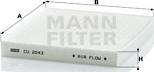 Mann-Filter CU 2043 - Filtrs, Salona telpas gaiss adetalas.lv