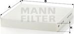 Mann-Filter CU 2149 - Filtrs, Salona telpas gaiss adetalas.lv