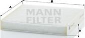 Mann-Filter CU 21 003 - Filtrs, Salona telpas gaiss adetalas.lv