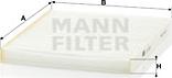 Mann-Filter CU 2129 - Filtrs, Salona telpas gaiss adetalas.lv