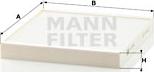 Mann-Filter CU 2349 - Filtrs, Salona telpas gaiss adetalas.lv